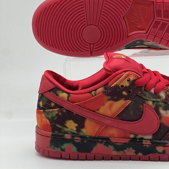 Mens Size 7.5 Nike SB Dunk Low Pro Woo QS Gym Red Skateboard Shoe FZ1291 600 NEW main image 4
